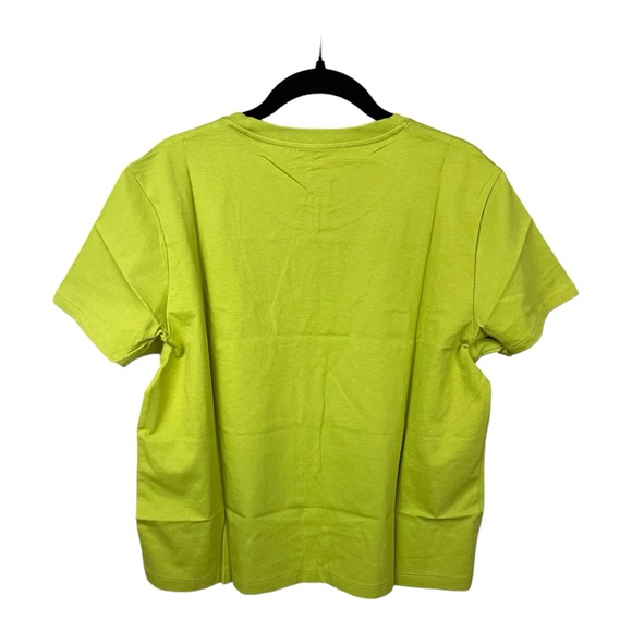 Everlane The Organic Cotton Box Cut Tee in Yellow Green L NWT - Picture 4 of 7
